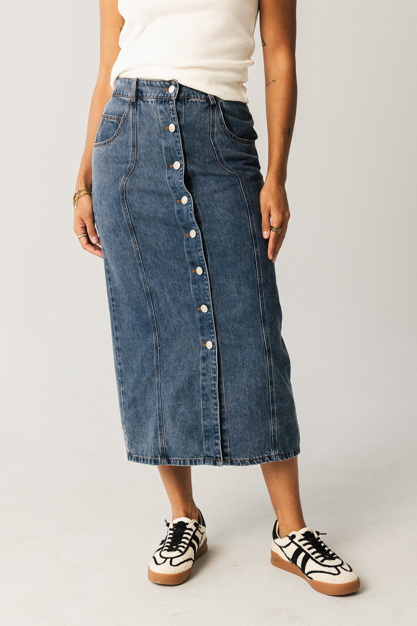 Kylo Denim Maxi Skirt - FINAL SALE