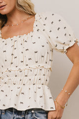 Aris Bow Blouse - FINAL SALE