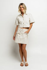 Baylor Striped Button Up - FINAL SALE