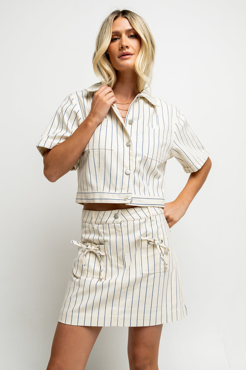 Baylor Striped Button Up - FINAL SALE