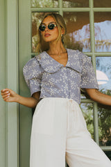 Amari Gingham Blouse - FINAL SALE