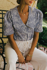 Amari Gingham Blouse - FINAL SALE
