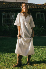 Paulina Embroidered Maxi Dress - FINAL SALE
