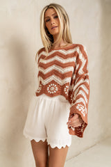 Indie Crochet Sweater - FINAL SALE