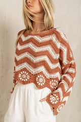 Indie Crochet Sweater - FINAL SALE