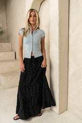 Marlee Floral Maxi Skirt in Black - FINAL SALE