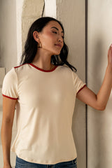 Goldie Contrast Tee - FINAL SALE