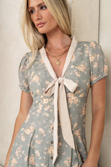 Vera Floral Maxi Dress in Sage - FINAL SALE