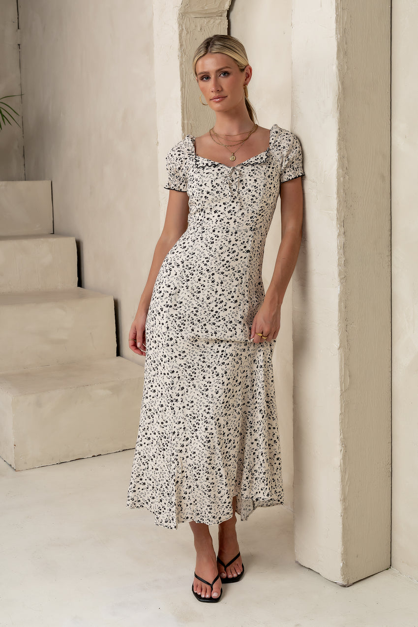 Marlow Maxi Dress in Cream - FINAL SALE