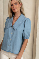 Charlie Denim Button Up - FINAL SALE
