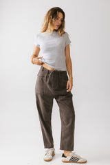 Martha Boatneck Top in Grey - FINAL SALE