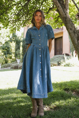 Mylie Denim Maxi Dress - FINAL SALE