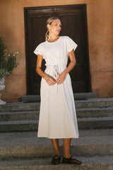 Saxton Maxi Dress in Bone - FINAL SALE