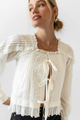 True Ruffle Blouse - FINAL SALE