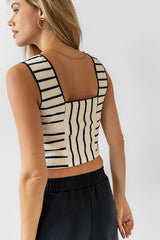 Everlee Striped Tank Top - FINAL SALE