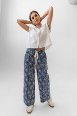 Isla Sheer Blouse in Ivory - FINAL SALE