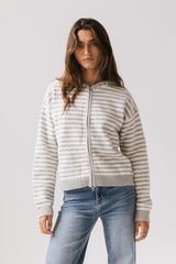 Davis Knit Jacket in Grey