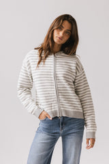 Davis Knit Jacket in Grey