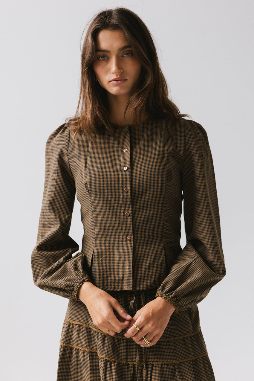 Keira Gingham Blouse - FINAL SALE