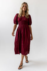 Tammia Ric Rac Midi Dress - FINAL SALE