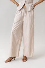 Rosa Wide Leg Pants in Taupe - FINAL SALE