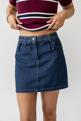 Saylor Denim Mini Skirt - FINAL SALE