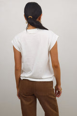Arlo Top in White - FINAL SALE