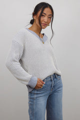 Glinda Knit Sweater in Blue - FINAL SALE
