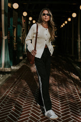 Debbie Ribbed Sweater in Ivory - FINAL SALE