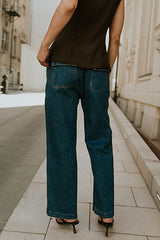 Lena Oversized Denim Pants - FINAL SALE