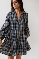 Autumn Plaid Mini Dress - FINAL SALE