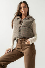 Brielle Puffer Vest in Black - FINAL SALE