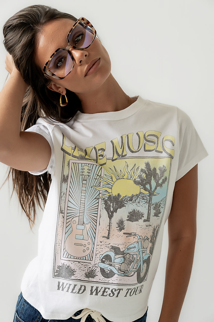 Live Music Graphic Tee - FINAL SALE