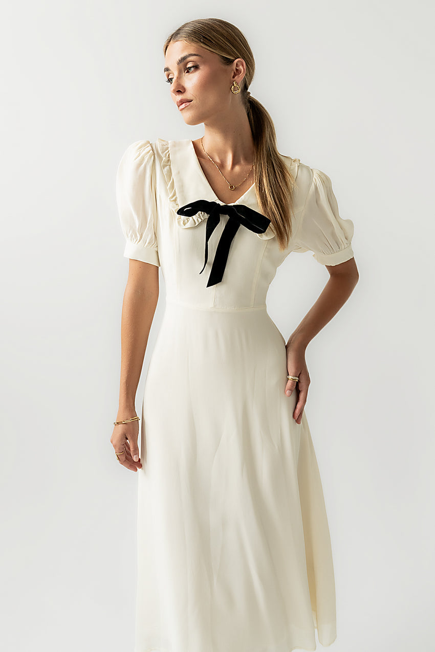 Maren Collared Midi Dress - FINAL SALE