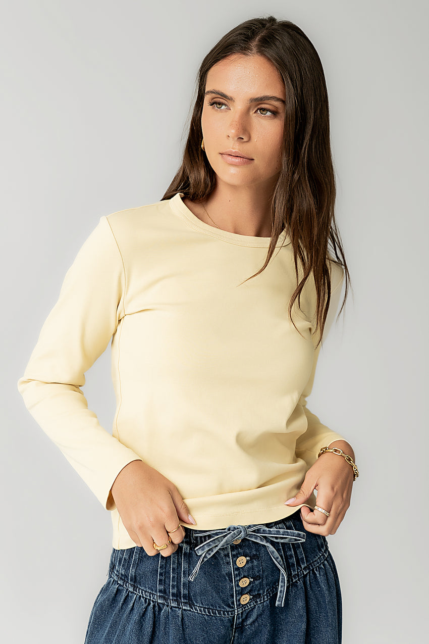 Makayla Shirt in Yellow - FINAL SALE
