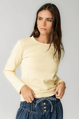 Makayla Shirt in Yellow - FINAL SALE