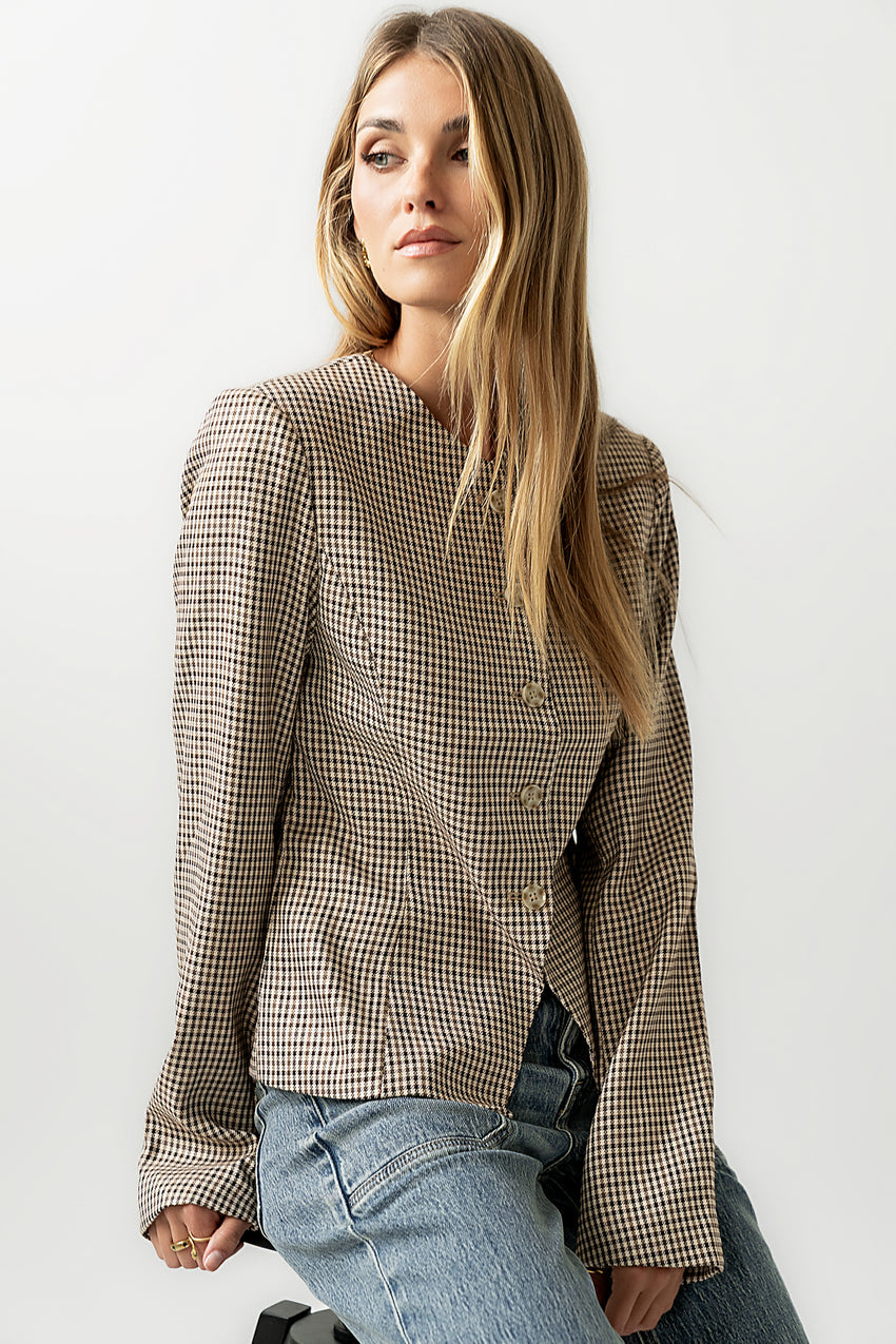 Talia Houndstooth Jacket - FINAL SALE