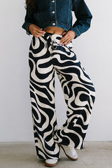Remy Abstract Wide Leg Pants - FINAL SALE