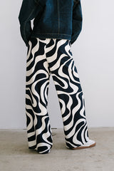 Remy Abstract Wide Leg Pants - FINAL SALE