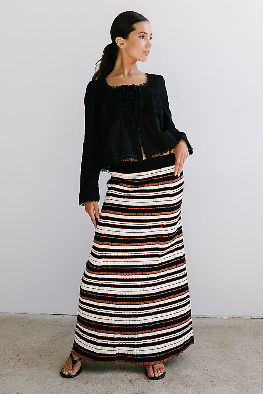 Anne Striped Maxi Skirt - FINAL SALE