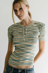 Mannie Heathered Sweater in Multi - FINAL SALE