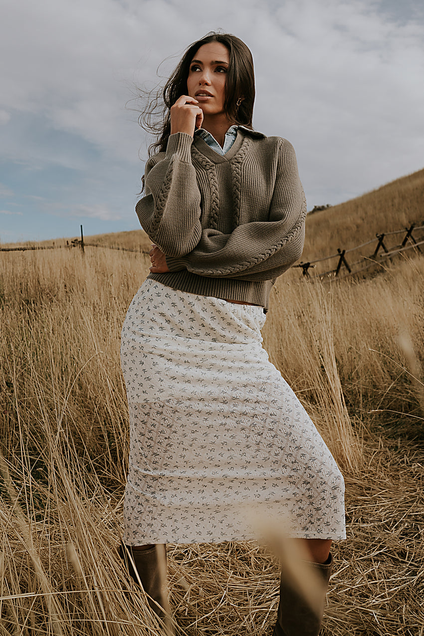 Kenyen Lace Maxi Skirt - FINAL SALE