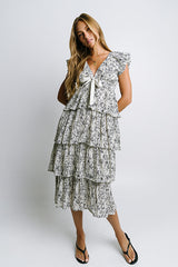 River Ruffle Midi Dress - FINAL SALE