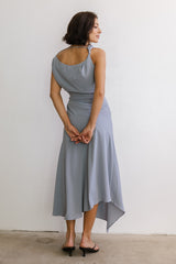 Trina Asymmetrical Midi Dress - FINAL SALE