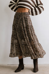 Kayden Leopard Maxi Skirt - FINAL SALE