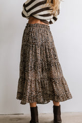 Kayden Leopard Maxi Skirt - FINAL SALE