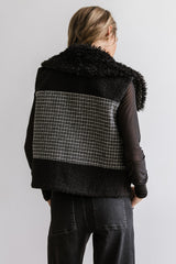 Liv Sherpa Vest in Black - FINAL SALE