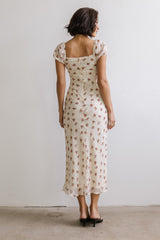 Cammie Floral Maxi Dress in Cream - FINAL SALE