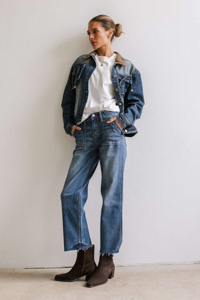 Eileen Cropped Straight Leg Jeans - FINAL SALE