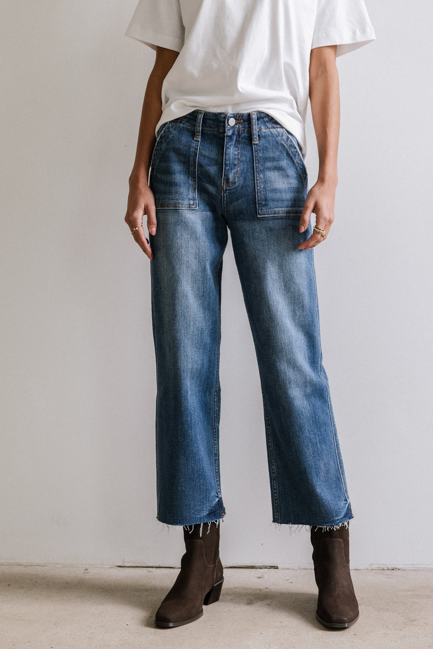 Eileen Cropped Straight Leg Jeans - FINAL SALE